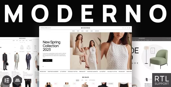 Moderno - Fashion & Furniture Store WooCommerce Theme