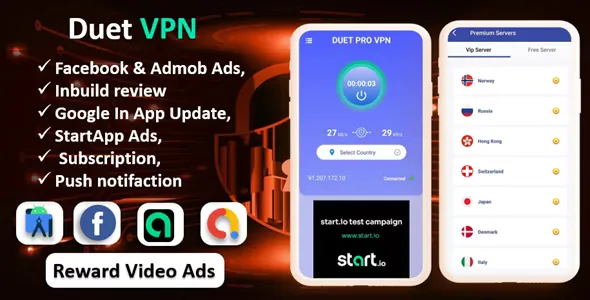 Duet Pro VPN App  - Secure VPN App & Fast VPN