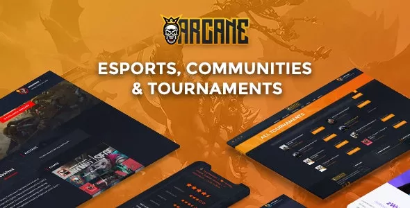 Arcane  - The Gaming Community WordPress Theme