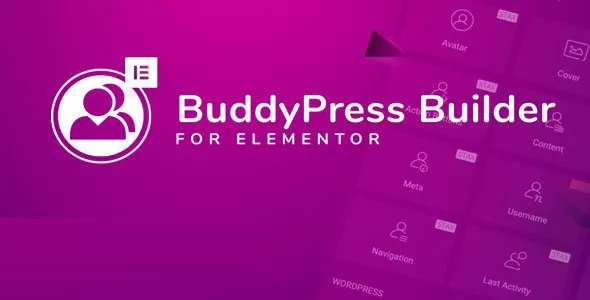 BuddyBuilder Pro - Community Builder for BuddyPress and Elementor