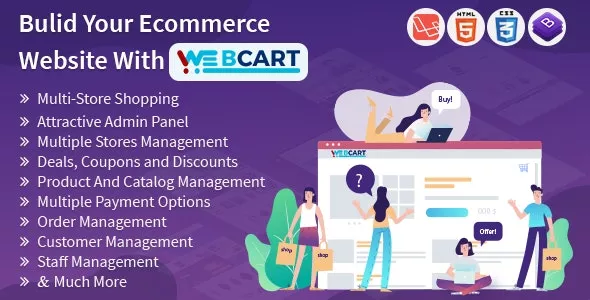 Web-cart - Multi Store eCommerce Shopping Cart Solution