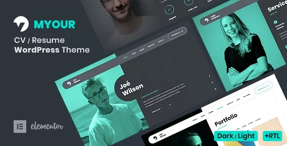 Myour  CV Resume WordPress Theme