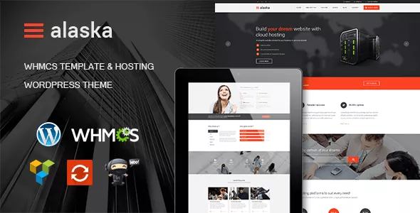 Alaska  - WHMCS & Hosting WordPress Theme