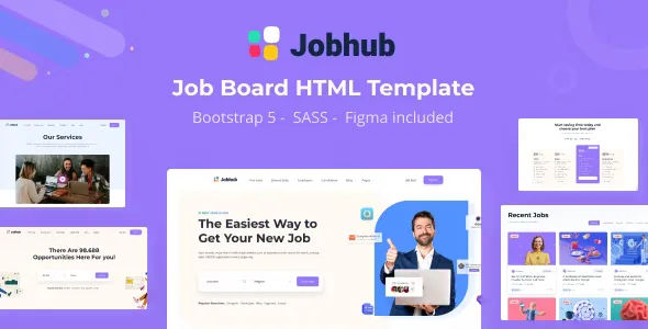 Jobhub - Job Board HTML Website Template