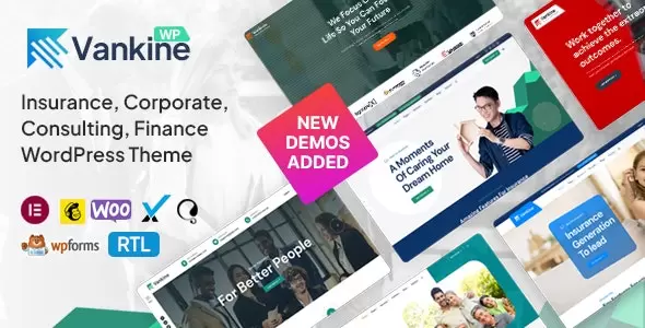 Vankine  - Insurance & Consulting Business WordPress Theme