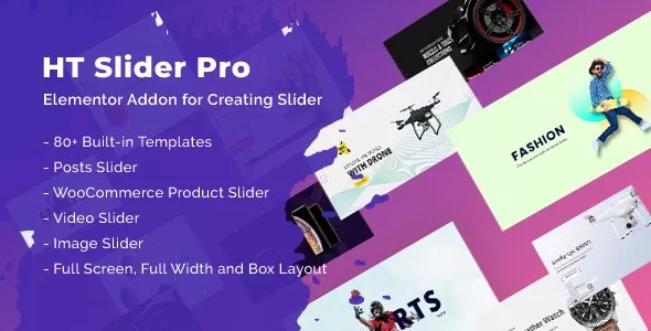 HT Slider Pro for Elementor