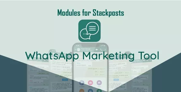 Whatsapp Marketing Tool Module for Stackposts