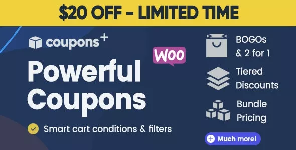Coupons + - Advanced WooCommerce Coupons Plugin