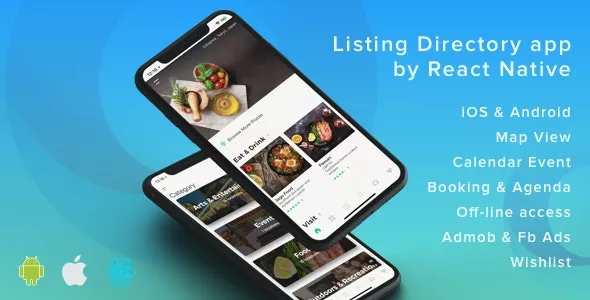 ListApp- Listing Directory Mobile App by React Native (Expo version)