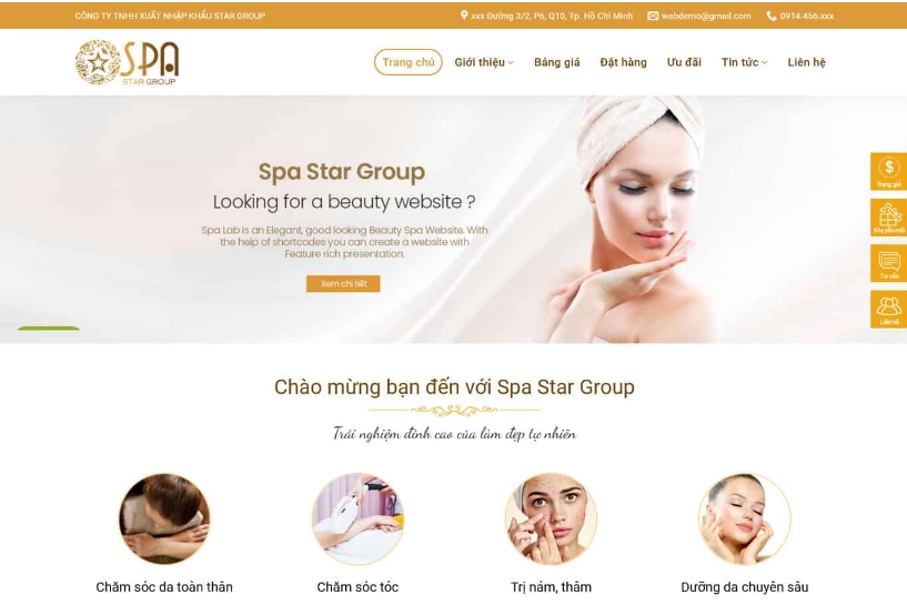 Theme wordpress spa