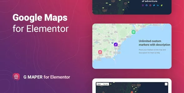 GMaper - Google Maps for Elementor