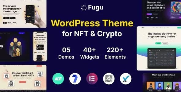 Fugu  - NFT & Crypto WordPress Theme