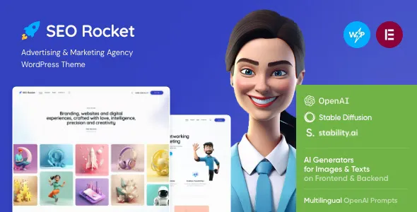 Seo Rocket - Advertising & Marketing WordPress Theme