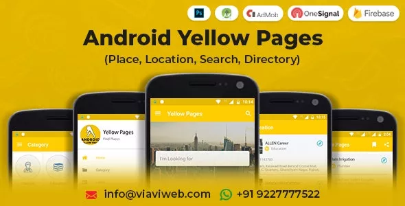 Android Yellow Pages (Place, Location, Search, Directory)