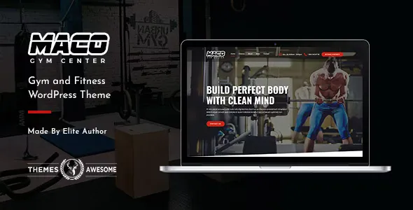 Maco Gym and Fitness WordPress Theme