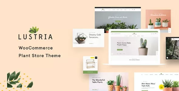 Lustria  - MultiPurpose Plant Store WordPress Theme