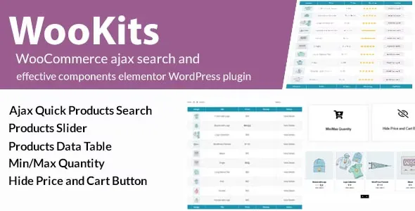 Wookits - WooCommerce Ajax Search and Effective Components Elementor WordPress Plugin