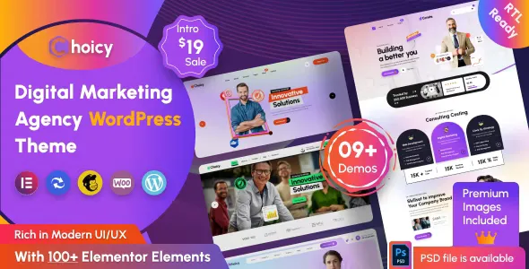 Choicy  - Digital Marketing Agency WordPress Theme