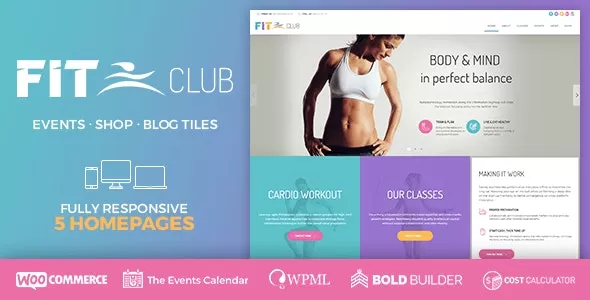 Fitness Club - Health & Gym