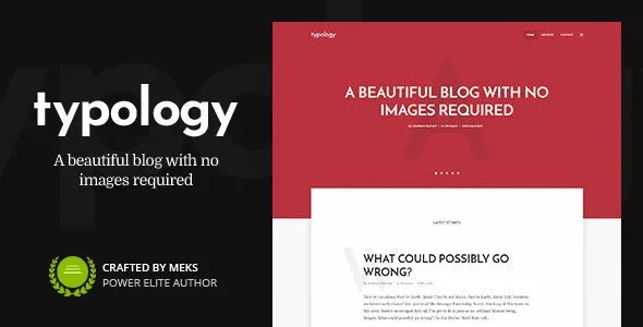 Typology - Minimalist Blog & Text Based Theme for WordPress