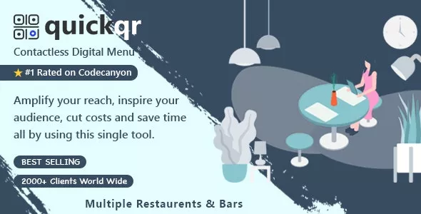 QuickQR - SaaS - Contactless Restaurant QR Menu Maker