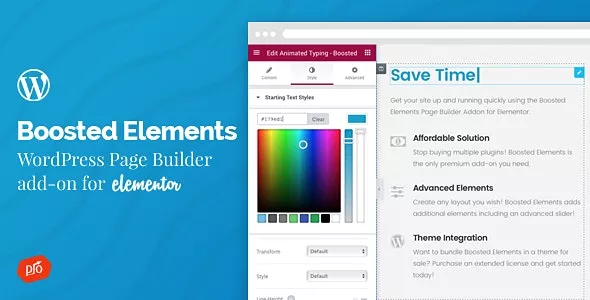Boosted Elements - WordPress Page Builder Addon for Elementor