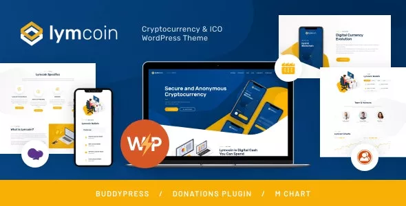 Lymcoin  - Cryptocurrency & ICO WordPress Theme