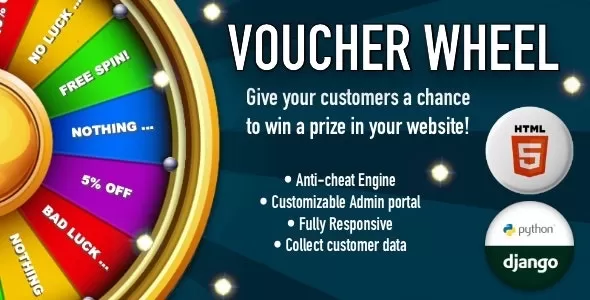 Voucher Wheel - Engage and Give Prizes to Your Customers