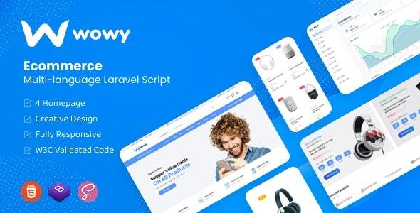 Wowy - Multi-language Laravel eCommerce Script