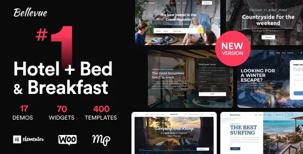 Bellevue Hotel + Bed and Breakfast Booking Calendar Theme