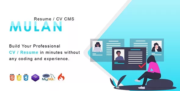 Mulan - Resume / CV CMS