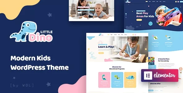 Littledino  - Modern Kids WordPress Theme