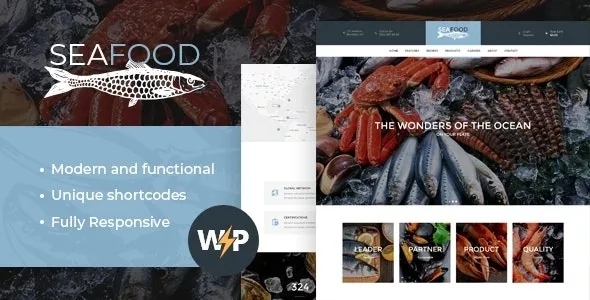 Seafood Company & Fish Restaurant WordPress Theme