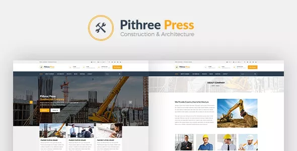 Pithree - Construction & Building WordPress Theme