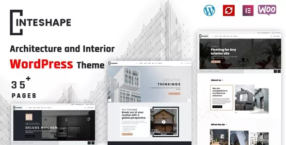 Inteshape  - Architecture and Interior WordPress Theme