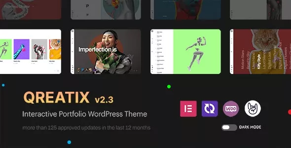 Qreatix - Interactive Portfolio WordPress Theme