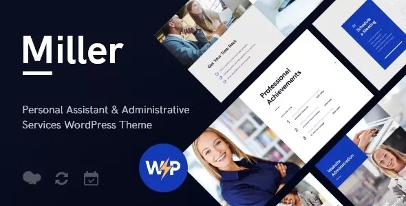 Miller - Personal Assistant & Administrative Services WordPress Theme