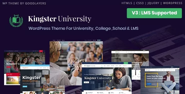 Kingster  - Education, School WordPress
