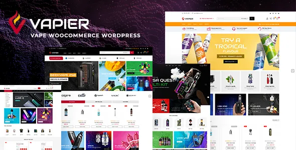 Vapier - Vape Store WooCommerce WordPress Theme