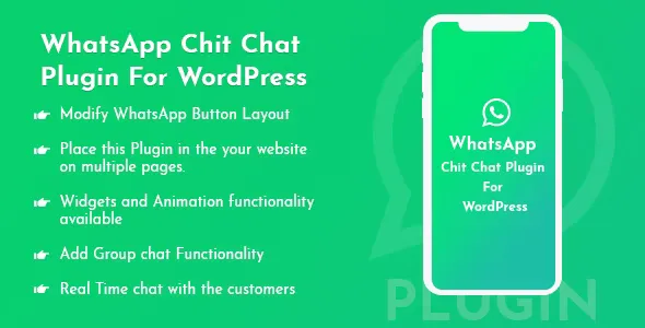 Chit - WhatsApp Chat WordPress Plugin