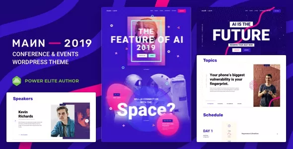 Mann  - Conference WordPress Theme