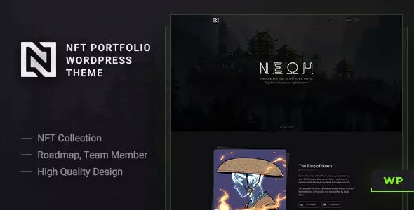 Neoh  - NFT Portfolio WordPress Theme