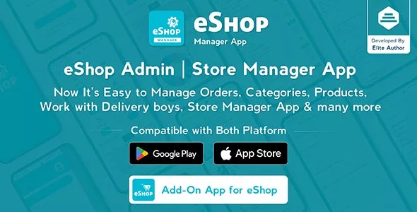 eShop - Ecommerce Admin / Store Manager App