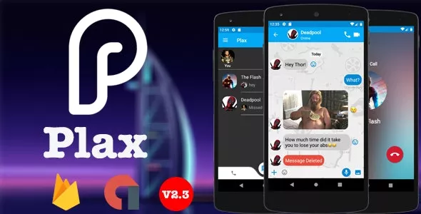 Plax - Android Chat App with Voice/Video Calls