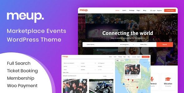 Meup - Marketplace Events WordPress Theme