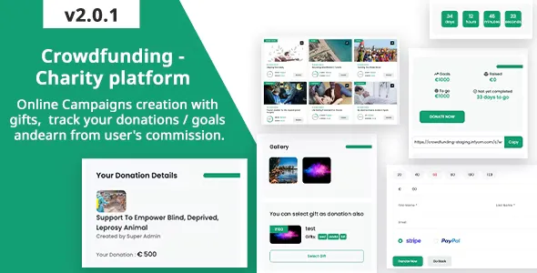 Crowdfunding - Fund Raising Platform / Charity / Donation