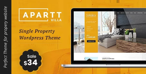 APARTT VILLA  - Single Property Real Estate WordPress Theme