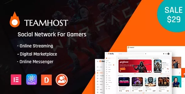 TeamHost - Gaming Community & Digital Marketplace