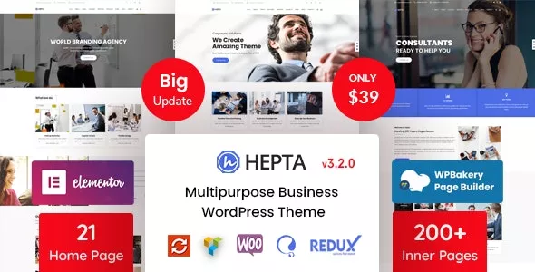 Hepta - Multipurpose Business Theme