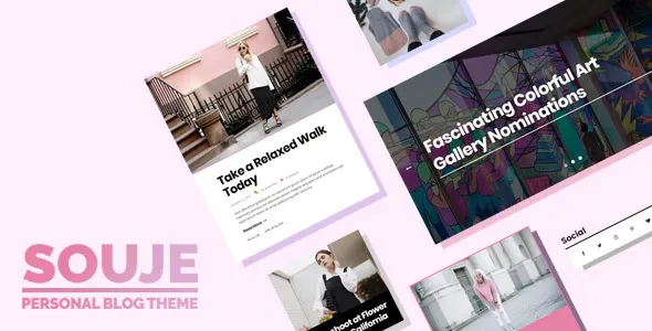 Souje Personal WordPress Blog Theme